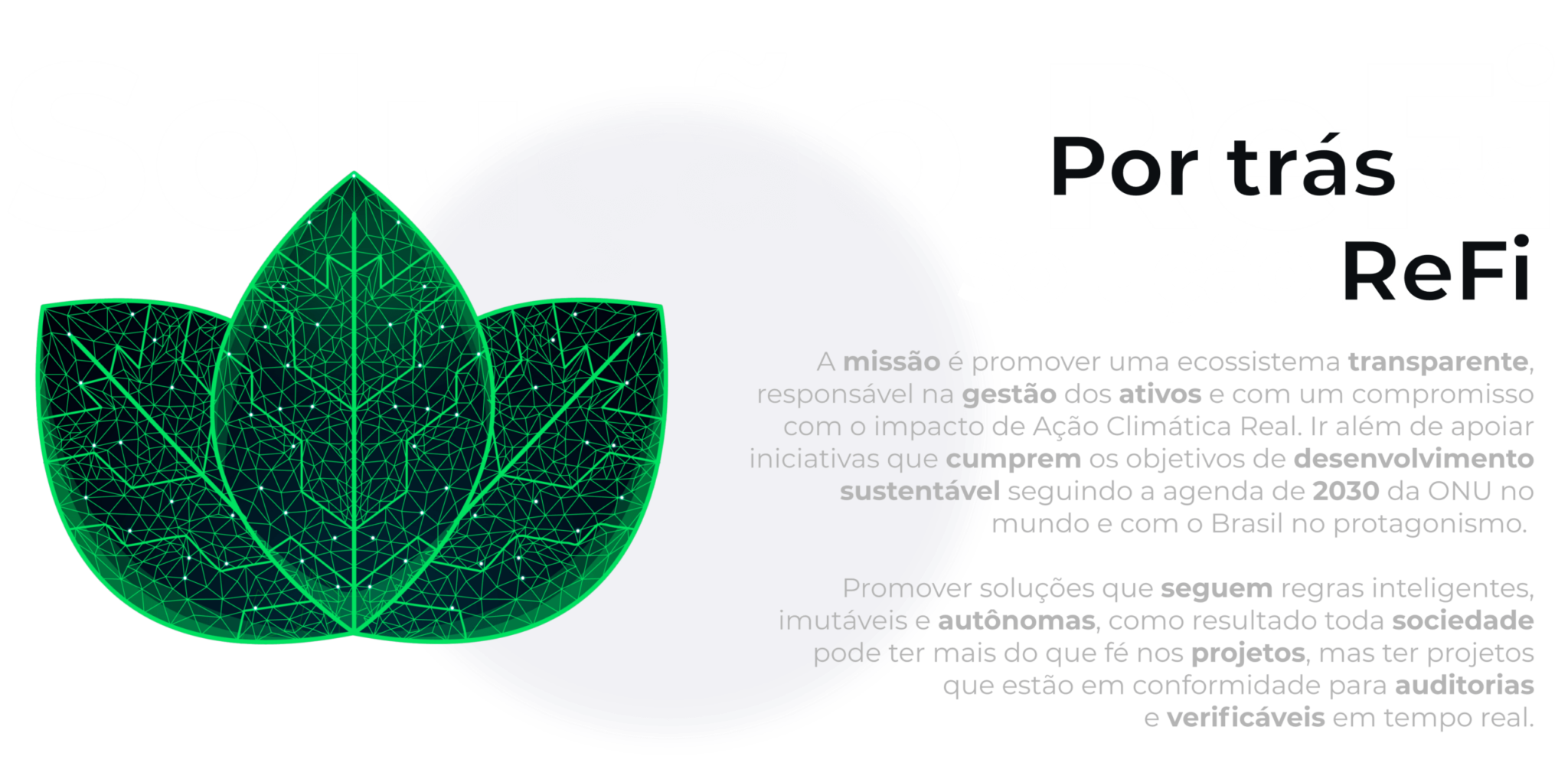 Por trás da Solução ReFi